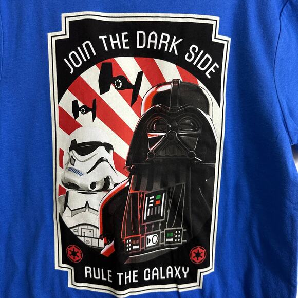 Disney Lego Star Wars "Join the Dark Side Rule the Galaxy" T-Shirt 7 Youth NWT - Picture 3 of 6